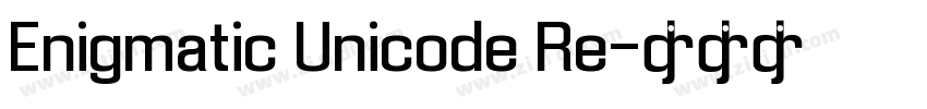 Enigmatic Unicode Re字体转换